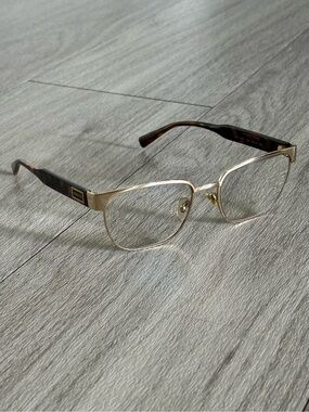 Versace VE1264 Metal & Acetate Eyeglasses